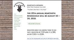 Desktop Screenshot of beartoothbeemers.org